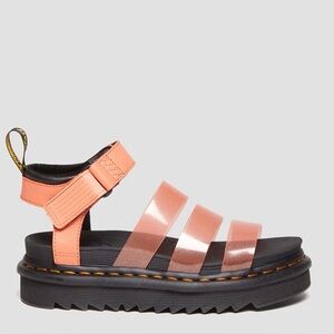 Dr. Martens Neon Pink Strappy Sandals Air Wair